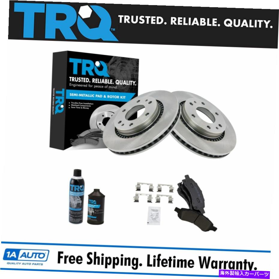 brake disc rotor TRQブレーキパッド＆ローターキットメタリックフロント付き化学物質 TRQ Brake Pad & Rotor Kit Metallic Front w/Chemicals【並行輸入品】 52,668円