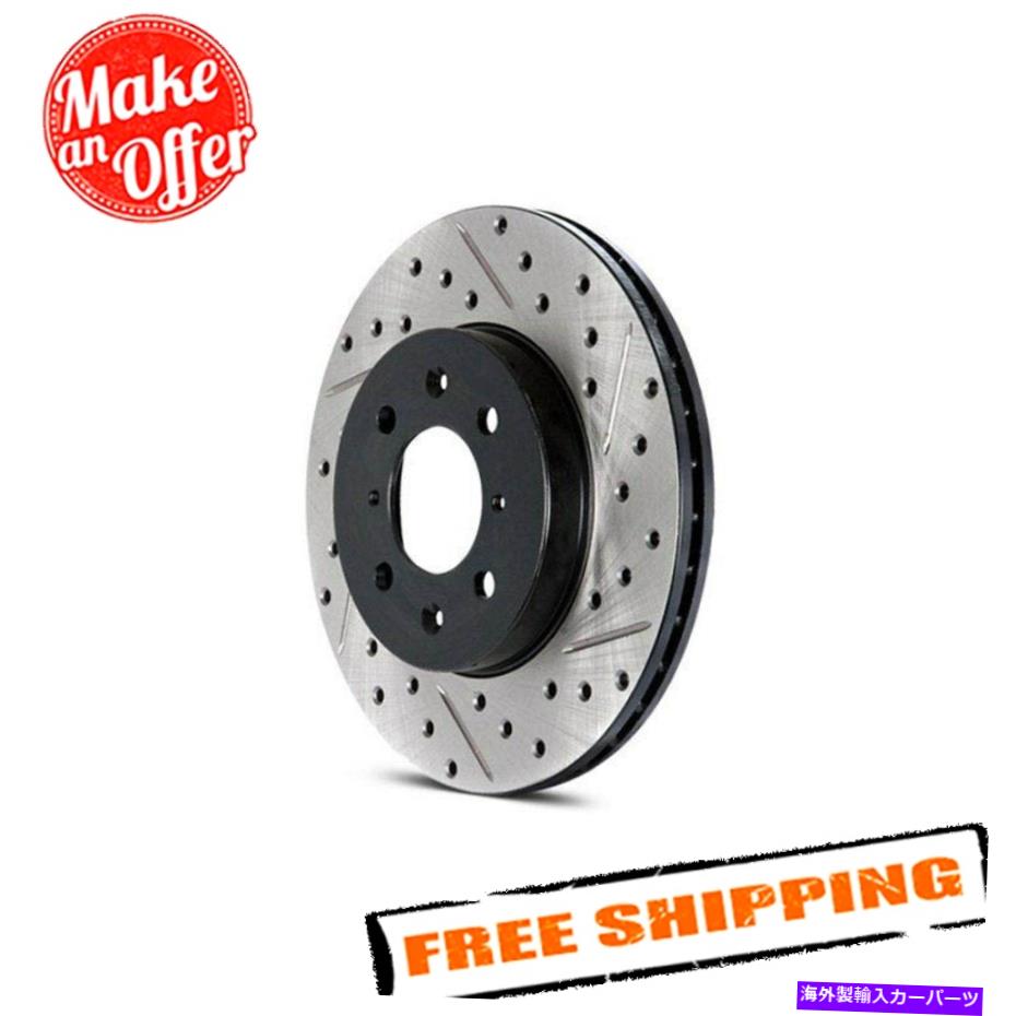 brake disc rotor 17-19インフィニティQX30用のストップテックスポーツドリル＆スロット左後部ブレーキローター StopTech Sport Drilled & Slotted Rear Left Brake Rotor for 17-19 Infiniti QX30【並行輸入品】
