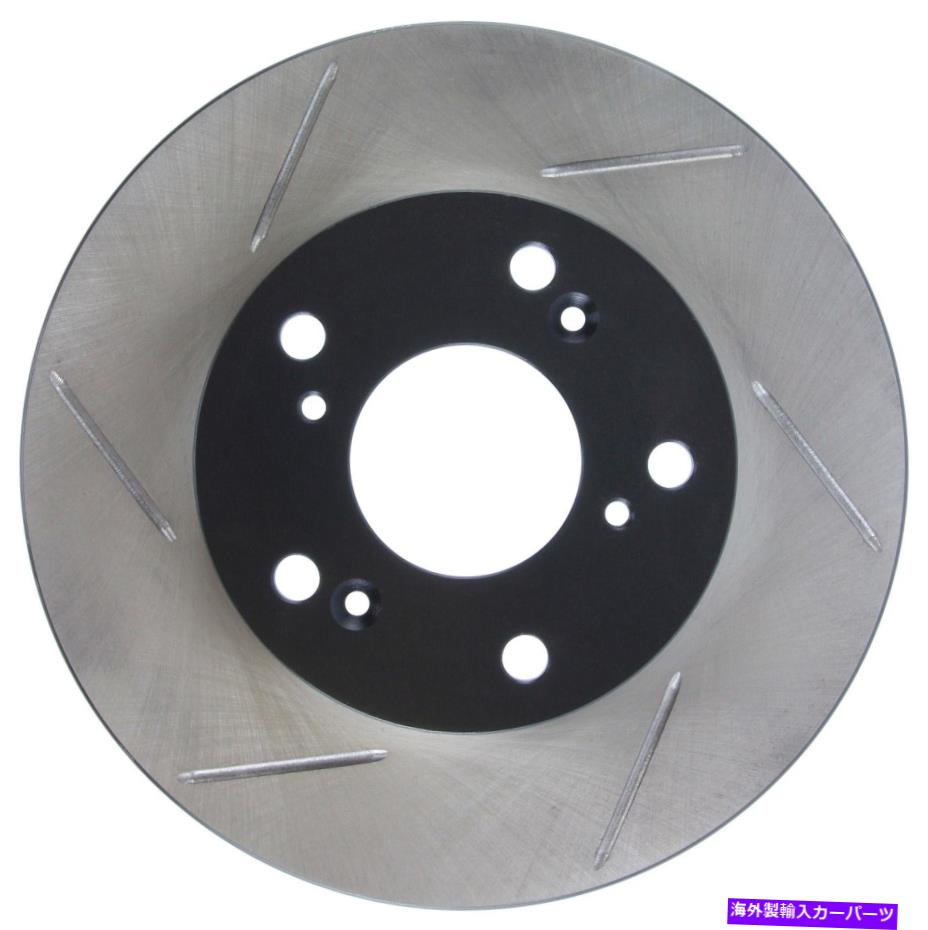 brake disc rotor STOPTECH 126.40056SRスポーツスロットスロットディスクブレーキローターフィット02-15シビックCR-Z RSX StopTech 126.40056SR Sport Slotted Disc Brake Rotor Fits 02-15 Civic CR-Z RSX【並行輸入品】