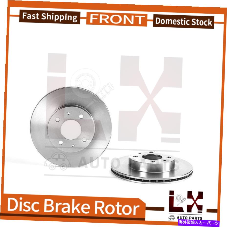 brake disc rotor 1998 200SXに設定されたブレンボ高性能OE同等のフロントブレーキローター Brembo High Performance OE Equivalent Front Brake Rotors Set For 1998 200SX【並行輸入品】