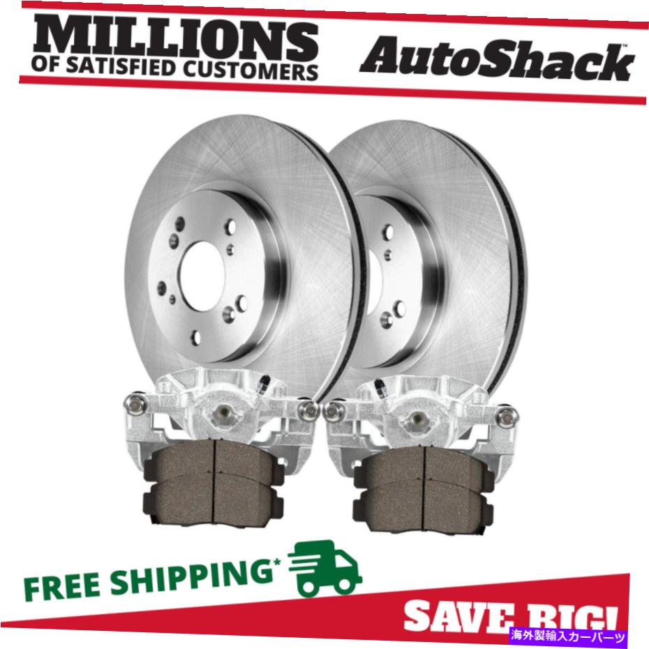 brake disc rotor 2008-2009のフロントブレーキキャリパーパッドローター2009-2010 Acura TSX Front Brake Calipers Pads Rotors for 2008-2009 Honda Accord 2009-2010 Acura TSX【並行輸入品】