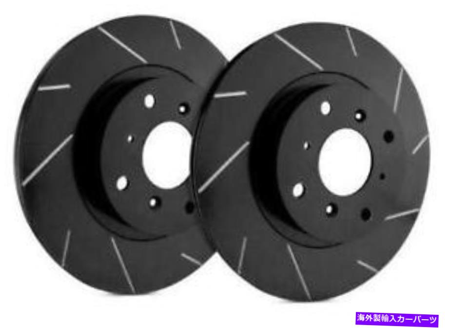 brake disc rotor SPパフォーマンスブラックZRC 269mm 1990-1991レクサスES250用のブレーキローター SP Performance Black ZRC 269mm Slotted Brake Rotors for 1990-1991 Lexus ES250【並行輸入品】