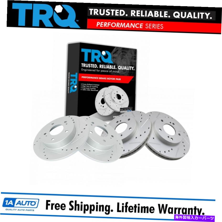 brake disc rotor インフィニティI30日産マキシマ用のフロント＆リアブレーキパフォーマンスローターキットセット Front & Rear Brake Performance Rotor Kit Set for Infiniti I30 Nissan Maxima【並行輸入品】