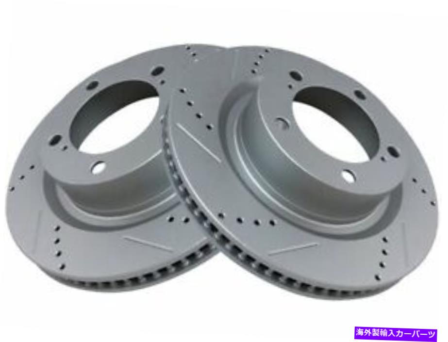 brake disc rotor 07-18レクサストヨタLX570 SECOIA TUNDRA ND84C5用のフロントブレーキローターセット Front Brake Rotor Set For 07-18 Lexus Toyota LX570 Sequoia Tundra ND84C5【並行輸入品】