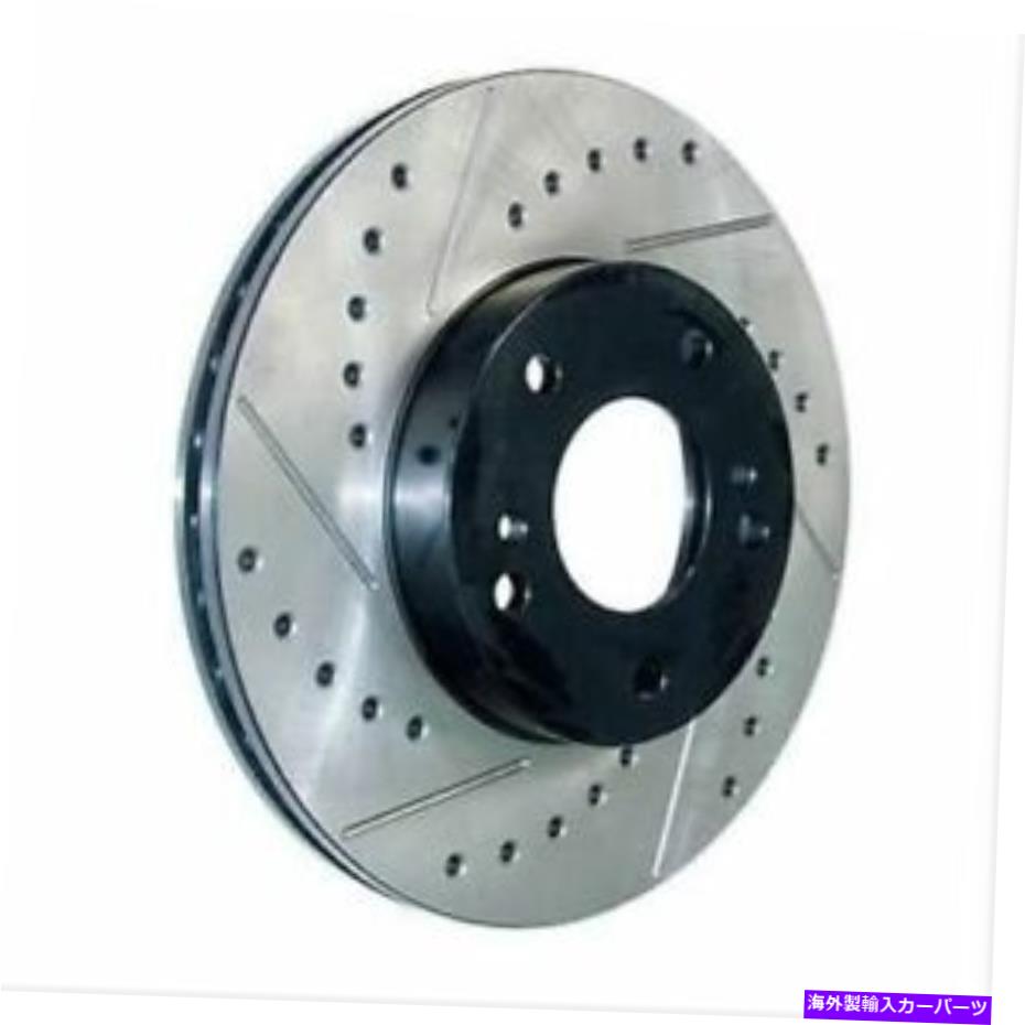brake disc rotor STOPTECH 127.45035CL SPORT CRYO DRILLILD＆SLOTTED REFT BRAKE ROTOR NEW StopTech 127.45035CL Sport Cryo Drilled & Slotted Rear Left Brake Rotor NEW【並行輸入品】