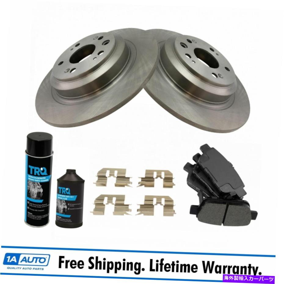 brake disc rotor 09-12 ACURA TL用の化学物質付きリアセミメタリックディスクブレーキパッド＆ローターキット Rear Semi Metallic Disc Brake Pad & Rotor Kit w/Chemicals for 09-12 Acura TL【並行輸入品】