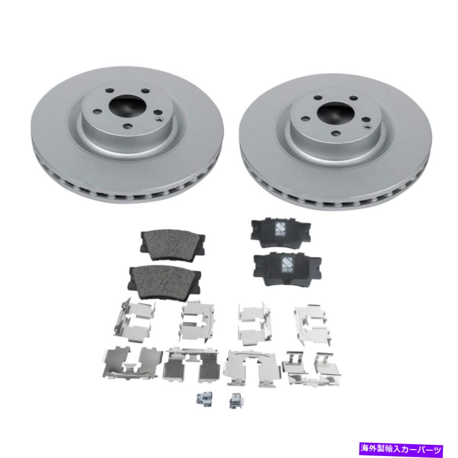 brake disc rotor トヨタマトリックスポンティアックバイブのリアブレーキディスクローターとパッドキット2009-2010 Rear Brake Disc Rotors and Pads Kit for Toyota Matrix Pontiac Vibe 2009-2010【並行輸入品】
