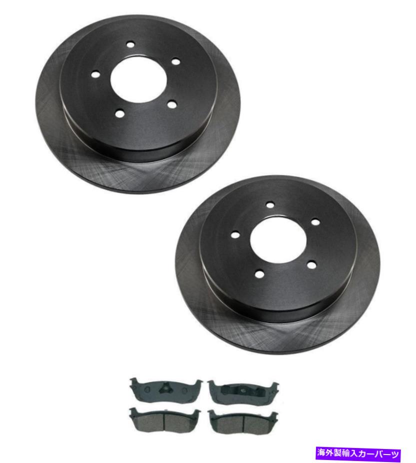 brake disc rotor Expedition 97-02＆Navigator 98-02リアディスクブレーキローターとリアブレーキパッド Expedition 97-02 & Navigator 98-02 Rear Disc Brake Rotors and Rear Brake Pads【並行輸入品】