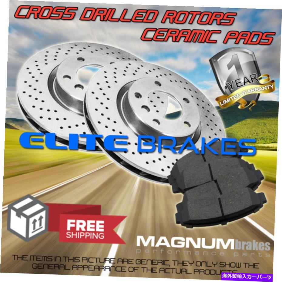 brake disc rotor 2005年から2012年の日産パスファインダーのリアローターセラミックパッド REAR Rotors Ceramic Pads for 2005-2012 Nissan Pathfinder【並行輸入品】