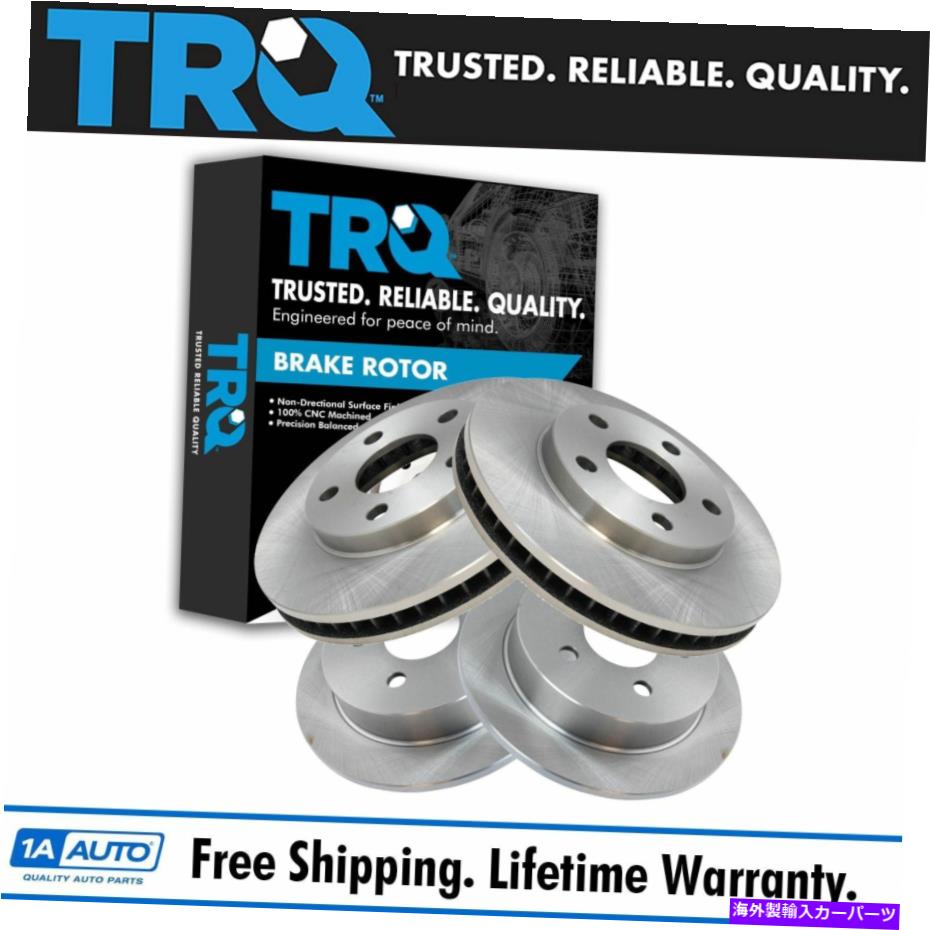 brake disc rotor Buick Chevy OldsポンティアックのTRQブレーキローターフロント＆リアキット4 TRQ Brake Rotor Front & Rear Kit of 4 for Buick Chevy Olds Pontiac NEW【並行輸入品】