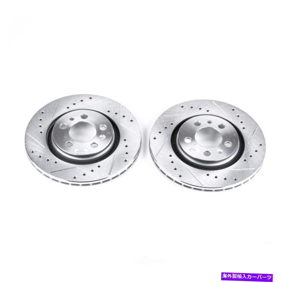 brake disc rotor ディスクブレーキローターセットフロントパワーストップEBR615XPR Disc Brake Rotor Set Front Power Stop EBR615XPR【並行輸入品】