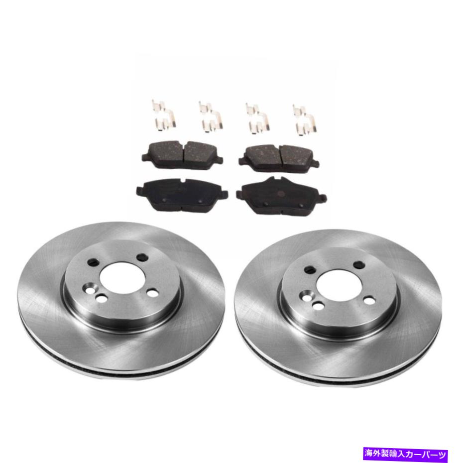 brake disc rotor Kit-092421-102 Sure Stop Brake Disc and Pad Kits 2輪セットフロントクーパー KIT-092421-102 Sure Stop Brake Disc and Pad Kits 2-Wheel Set Front for Cooper【並行輸入品】
