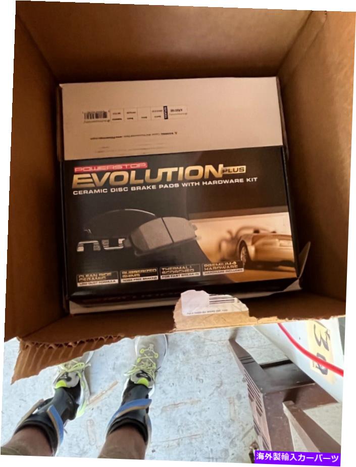 brake disc rotor Set-P15AR85166EVC-2 PowerStopブレーキディスク2輪セットリアセットW/パワーストップパッド新規 SET-P15AR85166EVC-2 Powerstop Brake Discs 2-Wheel Set Rear W/power stop Pads new【並行輸入品】