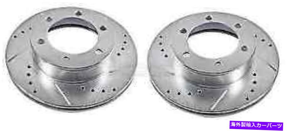 brake disc rotor Power Stop JBR791XPRドリル＆スロット付きフロントローターセットトヨタ4runner/Tacoma Power Stop JBR791XPR Drilled & Slotted Front Rotor Set for Toyota 4Runner/Tacoma【並行輸入品】