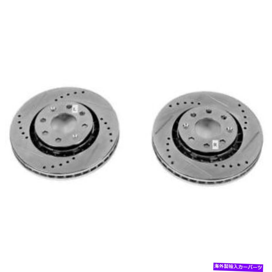 brake disc rotor 04-11シボレーアヴェオフロントエボリューションドリル＆スロットローターのパワースター - PowerStop for 04-11 Chevrolet Aveo Front Evolution Drilled & Slotted Rotors -【並行輸入品】