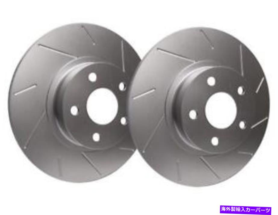 brake disc rotor SPパフォーマンスシルバーZRC 259.8mm 2006-15ホンダシビック用スロットブレーキローター SP Performance Silver ZRC 259.8mm Slotted Brake Rotors for 2006-15 Honda Civic【並行輸入品】