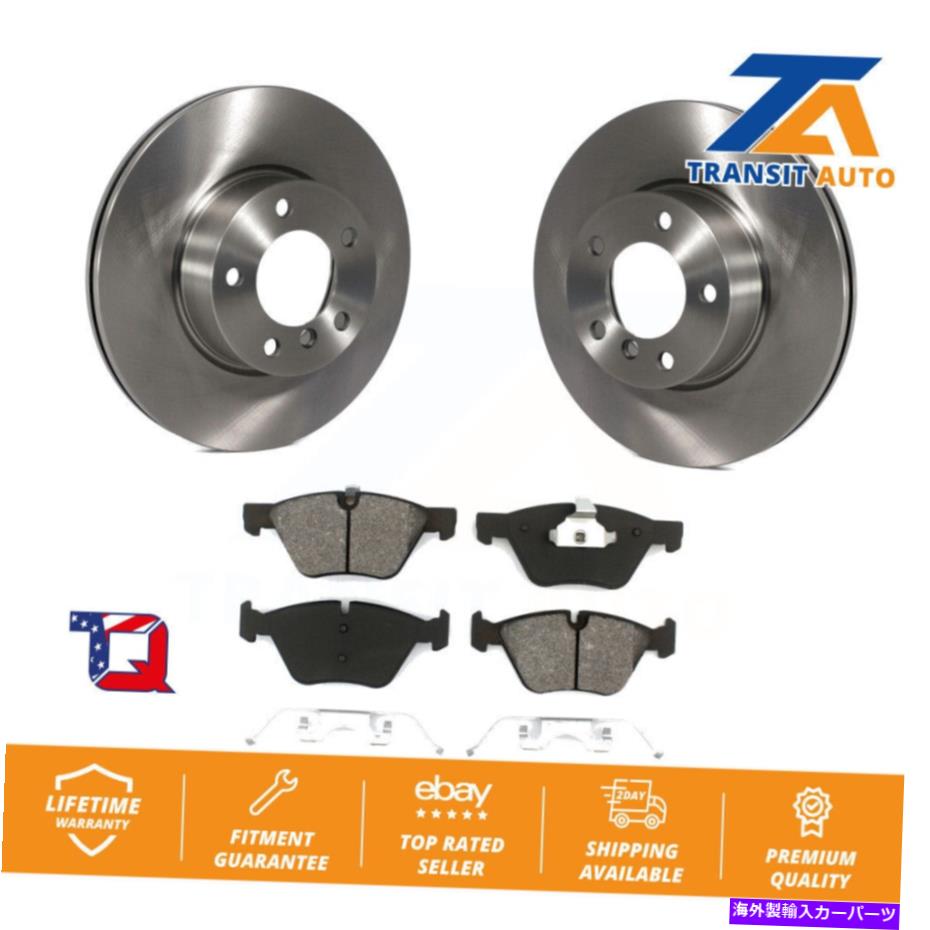 brake disc rotor フロントディスクブレーキローターと2008年のBMW 328XIから08 07のセミメタルパッドキット Front Disc Brake Rotors And Semi-Metallic Pads Kit For 2008 BMW 328xi To 08 07【並行輸入品】