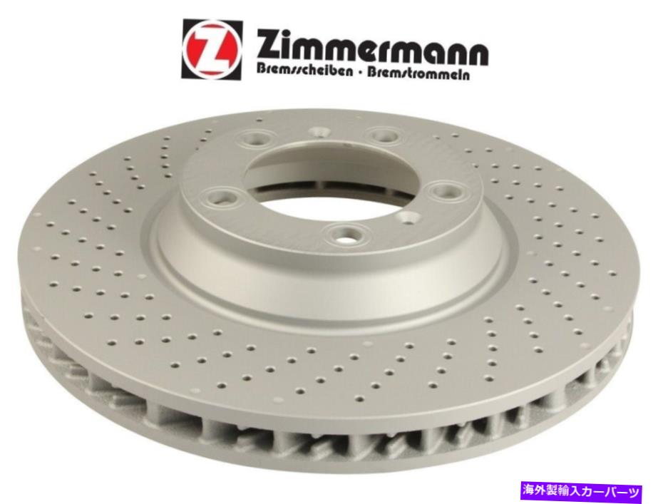 brake disc rotor ポルシェ911ターボ07-13フロントドライバーの左ディスクブレーキローターzimmermann coat-z For Porsche 911 Turbo 07-13 Front Driver Left Disc Brake Rotor Zimmermann Coat-Z【並行輸入品】
