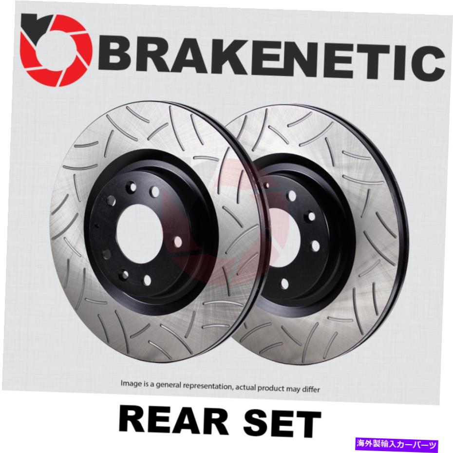 brake disc rotor リアセットBrakenetic Premium GTスロット付きブレーキディスクローターBNP51053.GT REAR SET BRAKENETIC PREMIUM GT SLOTTED Brake Disc Rotors BNP51053.GT【並行輸入品】