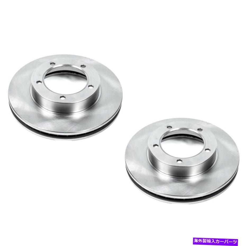 brake disc rotor set-p15jbr735-2パワーストップブレーキディスク2輪セットフロント4wdランドクルーザー用 SET-P15JBR735-2 Powerstop Brake Discs 2-Wheel Set Front 4WD for Land Cruiser【並行輸入品】