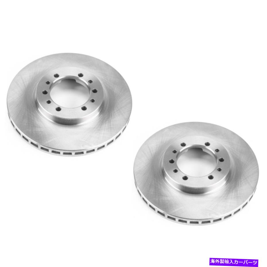 brake disc rotor Set-P15JBR723-2 PowerStop SET-P15JBR723-2 Powerstop 2-Wheel Set Brake Discs Front 4WD RWD for Montero【並行輸入品】