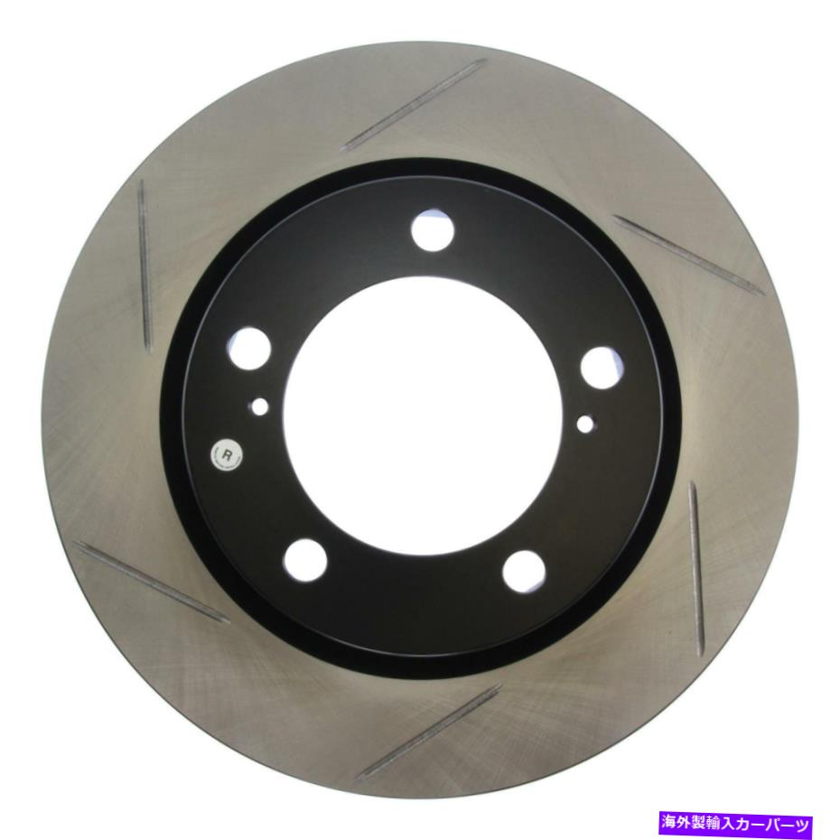 brake disc rotor スポーツスロット付き1ピースの助手席側ブレーキローターフィット2013-2020レクサスLX Sport Slotted 1 Piece Front Passenger Side Brake Rotor Fits 2013-2020 Lexus LX【並行輸入品】