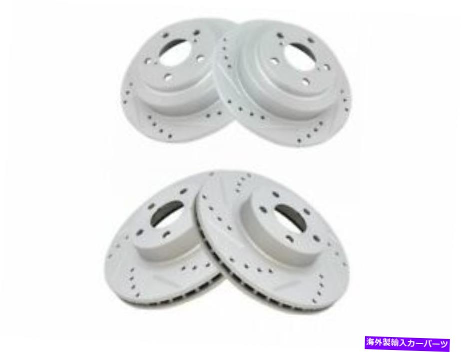 brake disc rotor TRQブレーキローターセットはSAAB 92X 2005-2006 76QDDQに適合します TRQ Brake Rotor Set fits Saab 92X 2005-2006 76QDDQ【並行輸入品】
