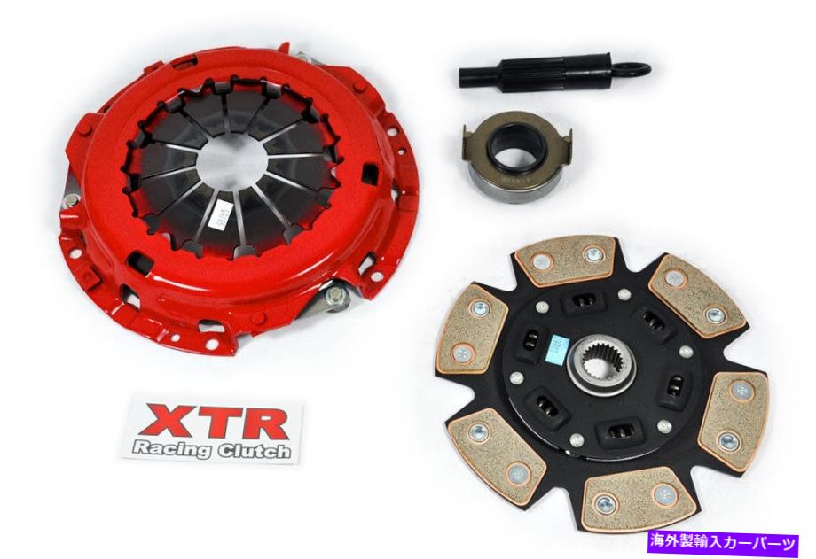 clutch kit XTRステージ3レーシング6パッククラッチキット88-89ホンダプレリュード2.0L S SI 4WSクーペ XTR STAGE 3 RACING 6-PUCK CLUTCH KIT for 88-89 HONDA PRELUDE 2.0L S Si 4WS COUPE【並行輸入品】
