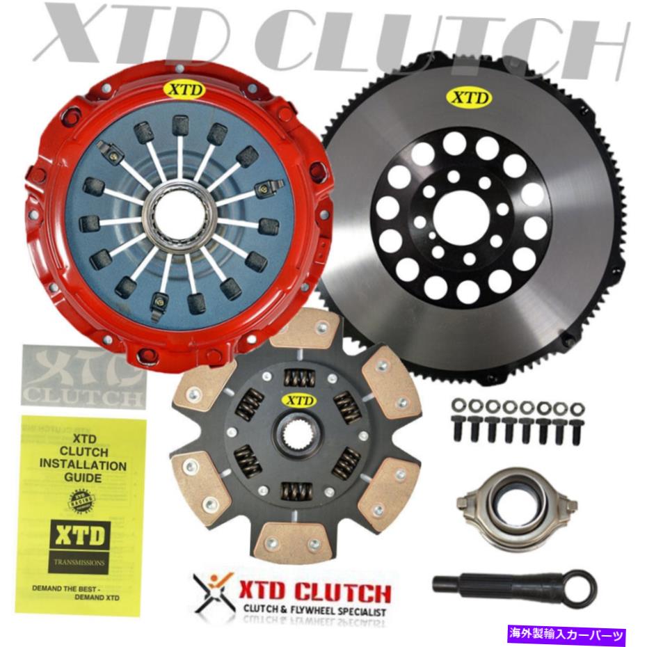 clutch kit XTDステージ3 MIBAクラッチ +00-05 Eclipse GT GTS 3.0L用Chromolyフライホイールキット XTD STAGE 3 MIBA CLUTCH +CHROMOLY FLYWHEEL KIT for 00-05 ECLIPSE GT GTS 3.0L【並行輸入品】