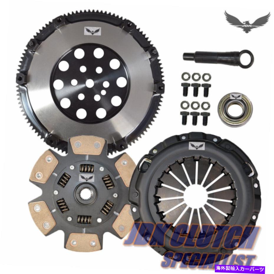 clutch kit JDステージ3クラッチキット＆フライホイールフィット90-92 Eclipse GST＆Laser RS 2.0T 6bolt JD STAGE 3 CLUTCH KIT & FLYWHEEL Fits 90-92 ECLIPSE GST & LASER RS 2.0T 6BOLT【並行輸入品】