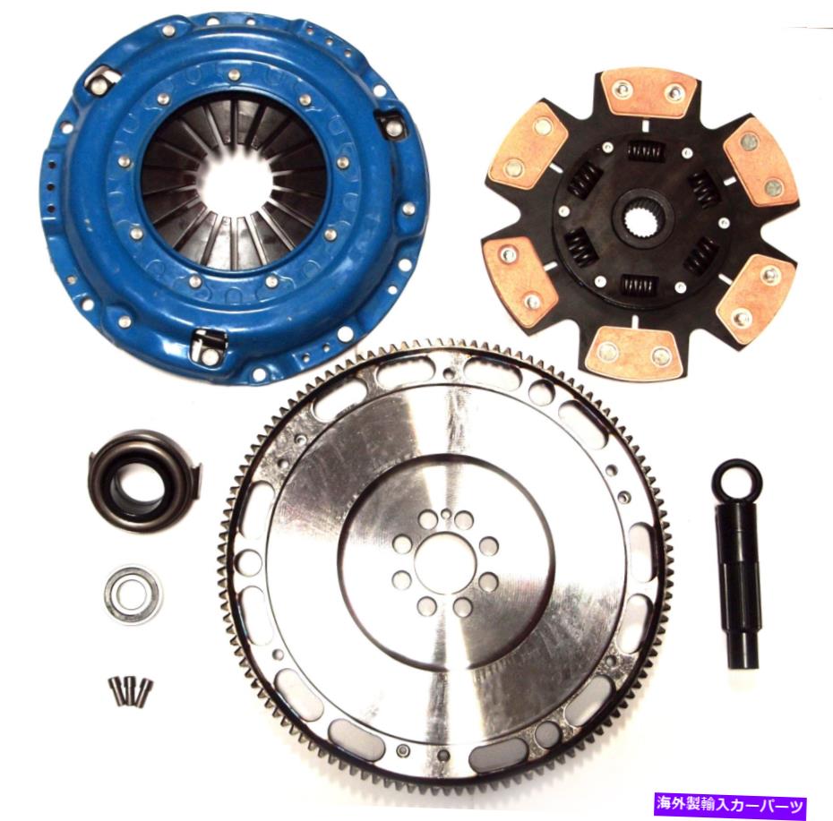 clutch kit QSCステージ3セラミッククラッチ＆クロモリーフライホイールキットアコードプレリュード2.2L 2.3L QSC Stage 3 Ceramic Clutch & Chromoly Flywheel Kit Accord Prelude 2.2L 2.3L【並行輸入品】