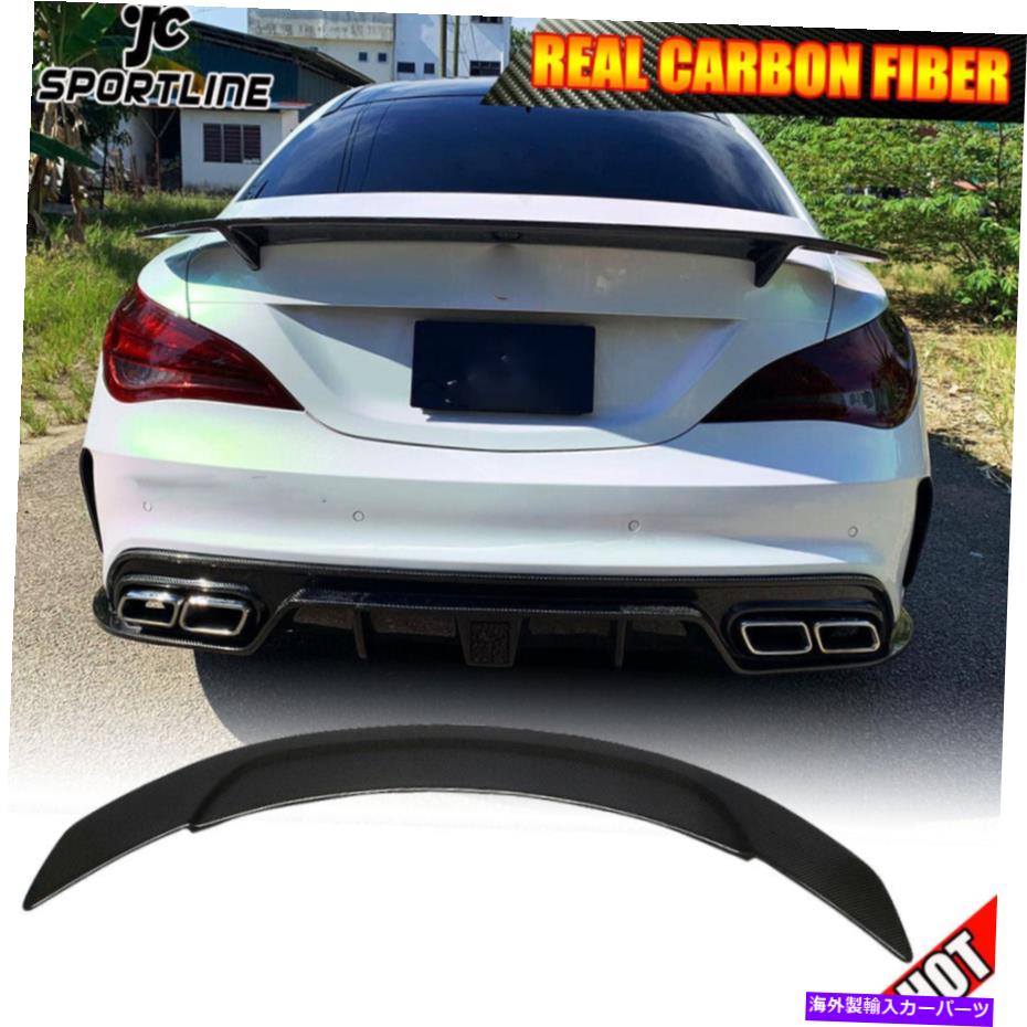 海外製 エアロパーツ メルセデスベンツW117 C117 CLA200 CLA45AMGセダン14-19リアトランクスポイラーウィング Fits Mercedes Benz W117 C117 CLA200 CLA45AMG Sedan 14-19 Rear Trunk Spoiler Wing【並行輸入品】