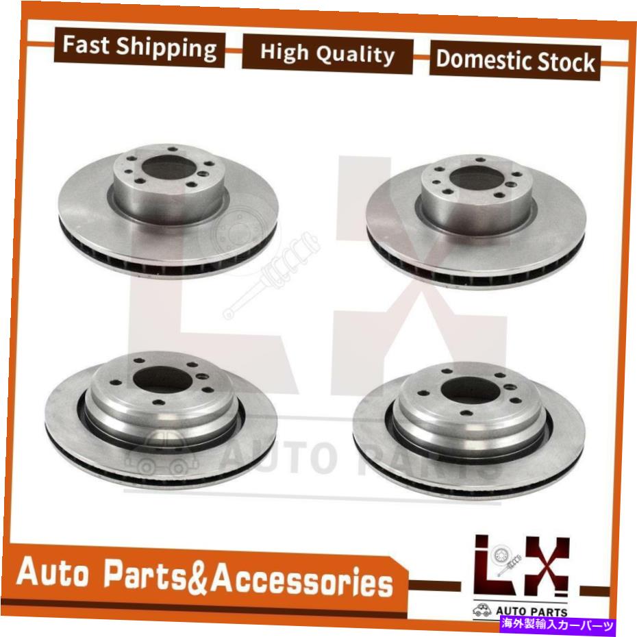 brake disc rotor 4PCSデュラゴディスクブレーキローターフロントリアフィット540i BMW 1997-2000 4PCS DuraGo Disc Brake Rotor Front Rear Fits 540i BMW 1997-2000【並行輸入品】
