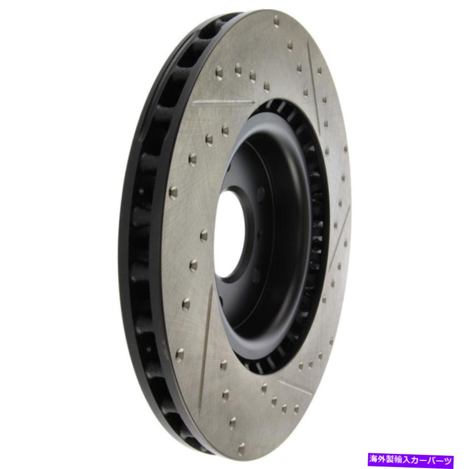 brake disc rotor ディスクブレーキロータースポーツクロスドリルとスロット付きフロント右ストップテック127.42076r Disc Brake Rotor-Sport Cross-Drilled and Slotted Front Right Stoptech 127.42076R【並行輸入品】 61,408円