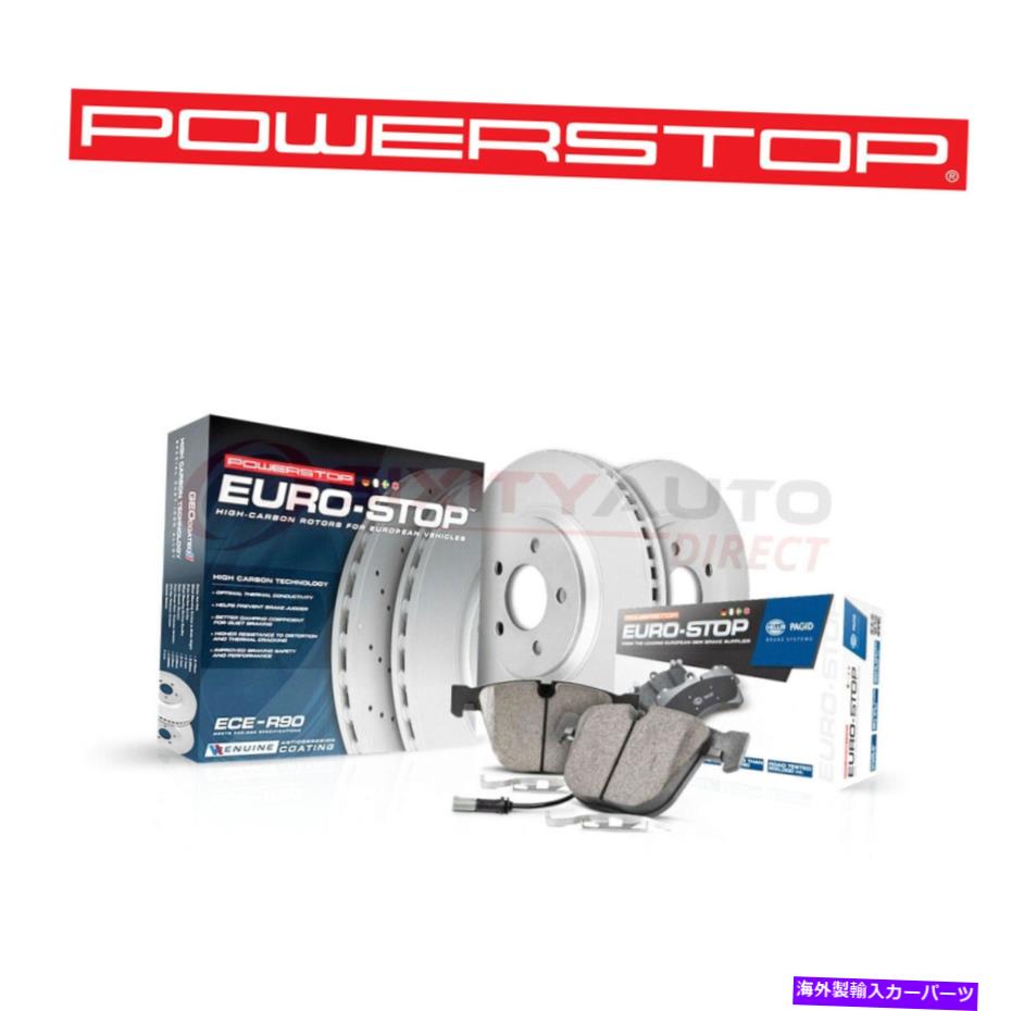 brake disc rotor パワーストップユーロストップディスクブレーキパッド＆ローター2010-2014 Audi TT Quattro RM Power Stop EuroStop Disc Brake Pads & Rotor for 2010-2014 Audi TT Quattro rm【並行輸入品】