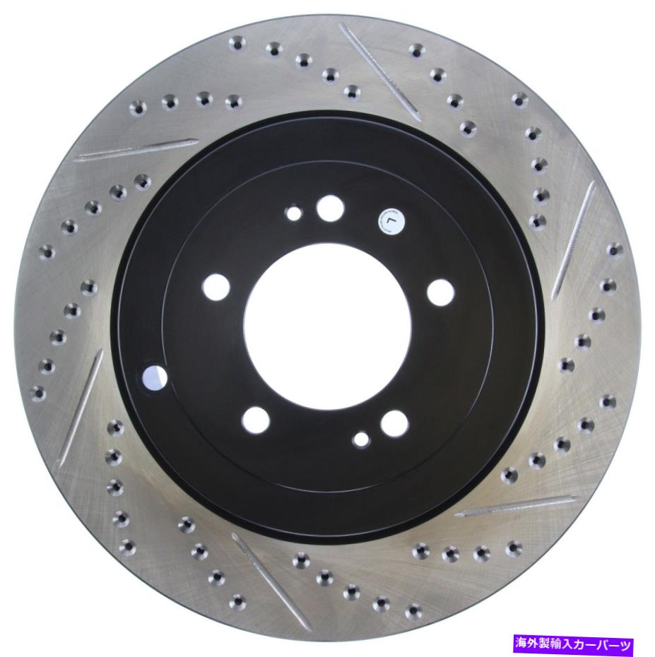 brake disc rotor STOPTECH 127.46075L SELECT SPORT SPORT Cross-drilled and Slotted Disc Brake Rotor StopTech 127.46075L Select Sport Cross-Drilled And Slotted Disc Brake Rotor【並行輸入品】