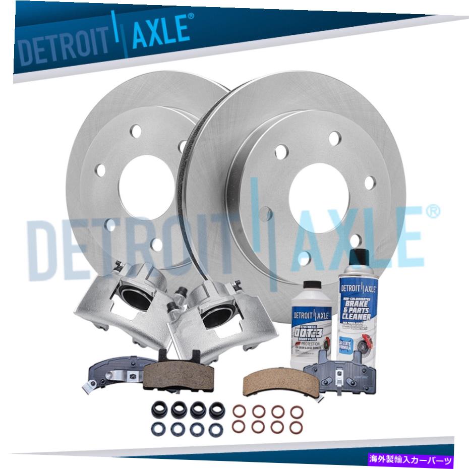 brake disc rotor フロントディスクローターブレーキキャリパーシボレーK1500 K2500タホユーコン用ブレーキパッド Front Disc Rotors Brake Calipers Brake Pads for Chevy K1500 K2500 Tahoe Yukon【並行輸入品】