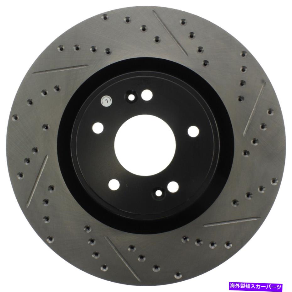 brake disc rotor STOPTECH 127.51036L SELECT SPORT SPORT Cross-drilled and Slotted Disc Brake Rotor StopTech 127.51036L Select Sport Cross-Drilled And Slotted Disc Brake Rotor【並行輸入品】