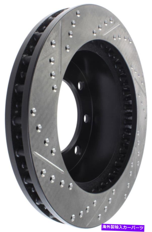 brake disc rotor ディスクブレーキロータースポーツドリル/スロットドディスクフロント左stoptech 127.65086l Disc Brake Rotor Sport Drilled/Slotted Disc Front Left Stoptech 127.65086L【並行輸入品】