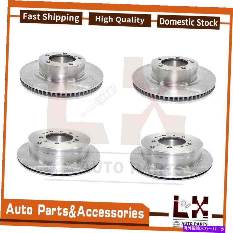 brake disc rotor 4PCSデュラゴディスクブレーキローターフロントリアフィットランドクルーザートヨタ2016-2019 4PCS DuraGo Disc Brake Rotor Front Rear Fits Land Cruiser Toyota 2016-2019【並行輸入品】