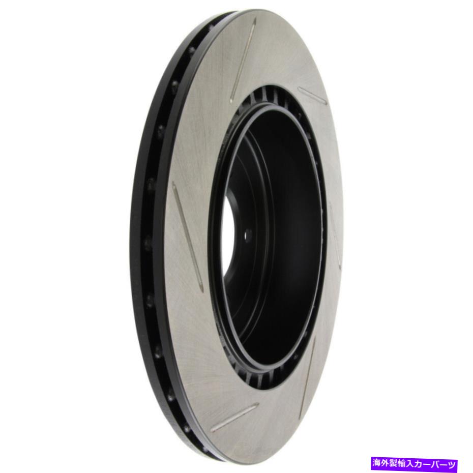 brake disc rotor ディスクブレーキロータースポーツスロットスロット左左stoptechフィット08-15三菱ランサー Disc Brake Rotor-Sport Slotted Rear Left Stoptech fits 08-15 Mitsubishi Lancer【並行輸入品】