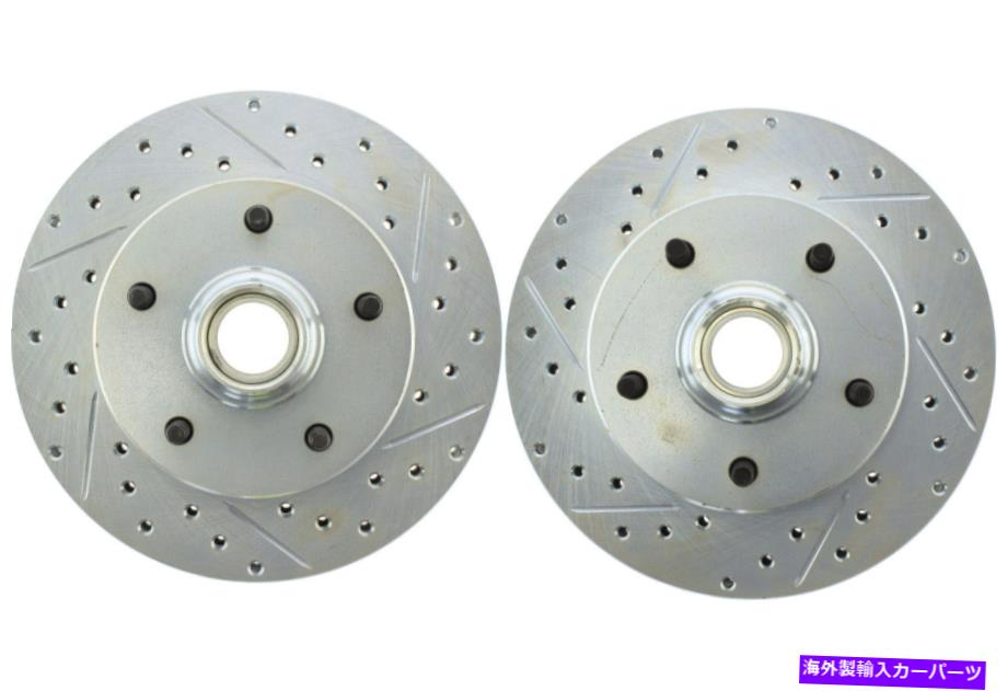 brake disc rotor 1973-1974ビュイックアポロのフロントペアストップテックディスクブレーキローター（43257） Front PAIR Stoptech Disc Brake Rotor for 1973-1974 Buick Apollo (43257)【並行輸入品】