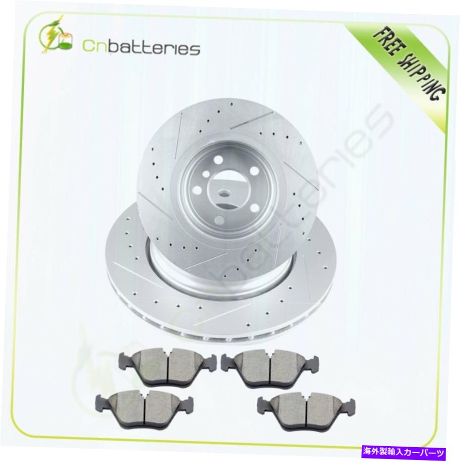 brake disc rotor BMW用のフロントブレーキローターセラミックパッドX3 XDRIVE28I XDRIVE30I 2.5I 2.5SI 3.0I Front Brake Rotors Ceramic Pads For BMW X3 xDrive28i xDrive30i 2.5i 2.5si 3.0i【並行輸入品】