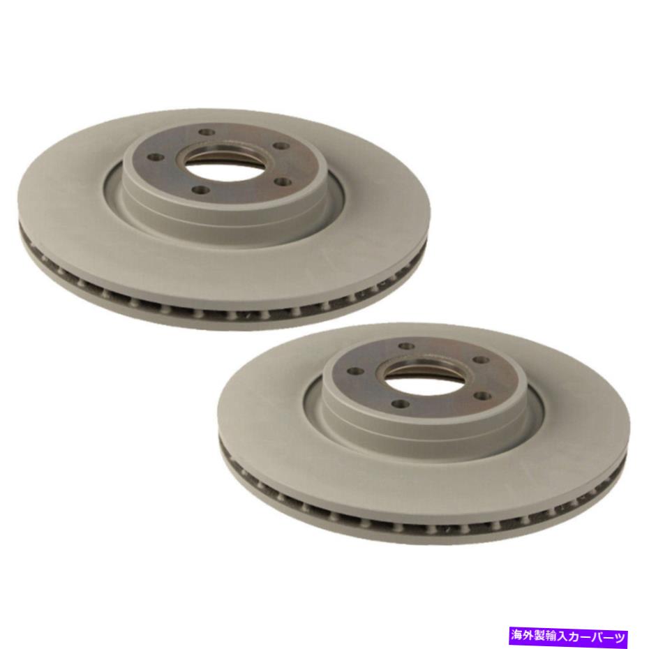 brake disc rotor フォードリンカーン用の2 320mmフロントベント付きディスクブレーキローターのモータークラフトOEMセット Motorcraft OEM Set of 2 320mm Front Vented Disc Brake Rotors for Ford Lincoln【並行輸入品】
