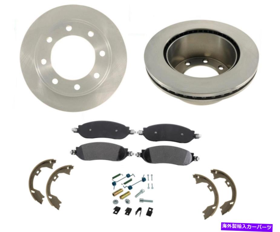 brake disc rotor APリアディスクブレーキローターパッドに適合する05-06 FORD F250スーパーシングルリアホイール5PC AP Rear Disc Brake Rotor Pads Fits 05-06 Ford F250 Super Single Rear Wheel 5pc【並行輸入品】