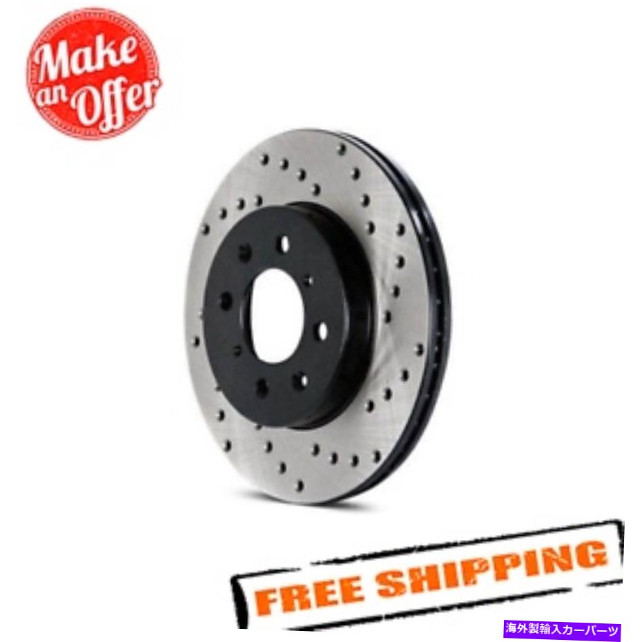 brake disc rotor 89-96日産300ZX用の1ピースフロントのフロント左ブレーキローターを停止しました StopTech Sport Drilled 1-Piece Front Left Brake Rotor for 89-96 Nissan 300ZX【並行輸入品】