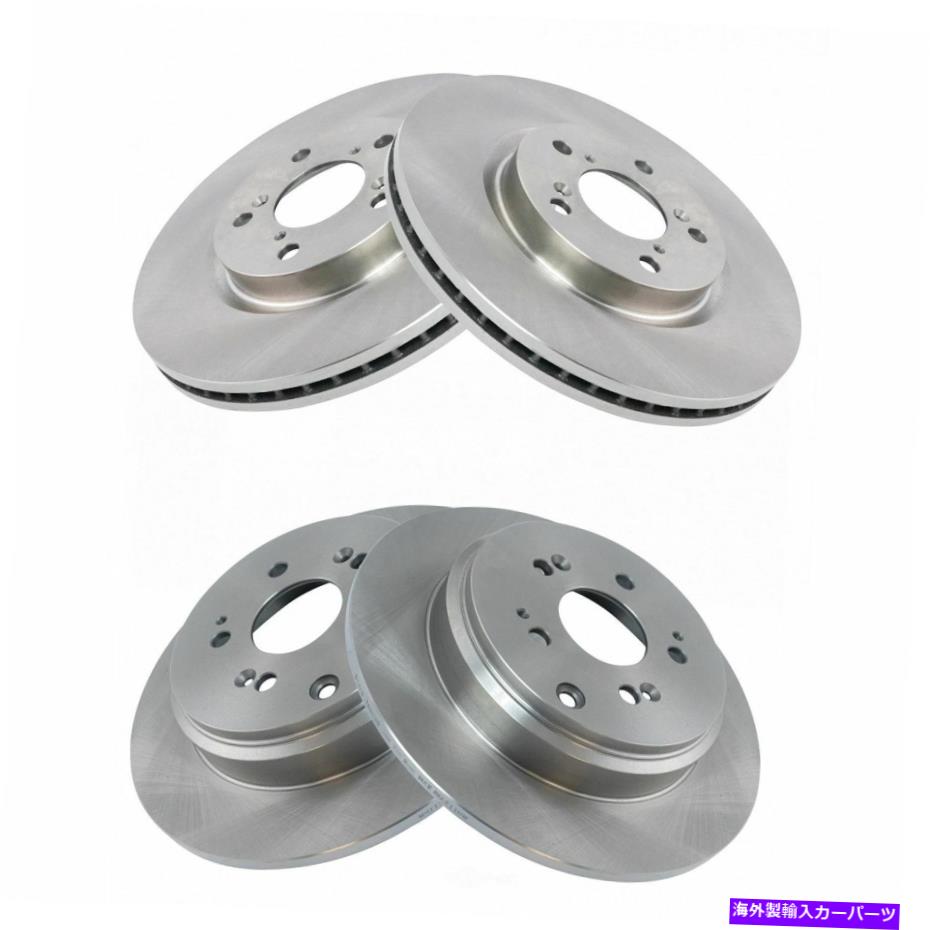 brake disc rotor ディスクブレーキローターセットTRQ bra15319フィット11-14ホンダオデッセイ Disc Brake Rotor Set TRQ BRA15319 fits 11-14 Honda Odyssey【並行輸入品】
