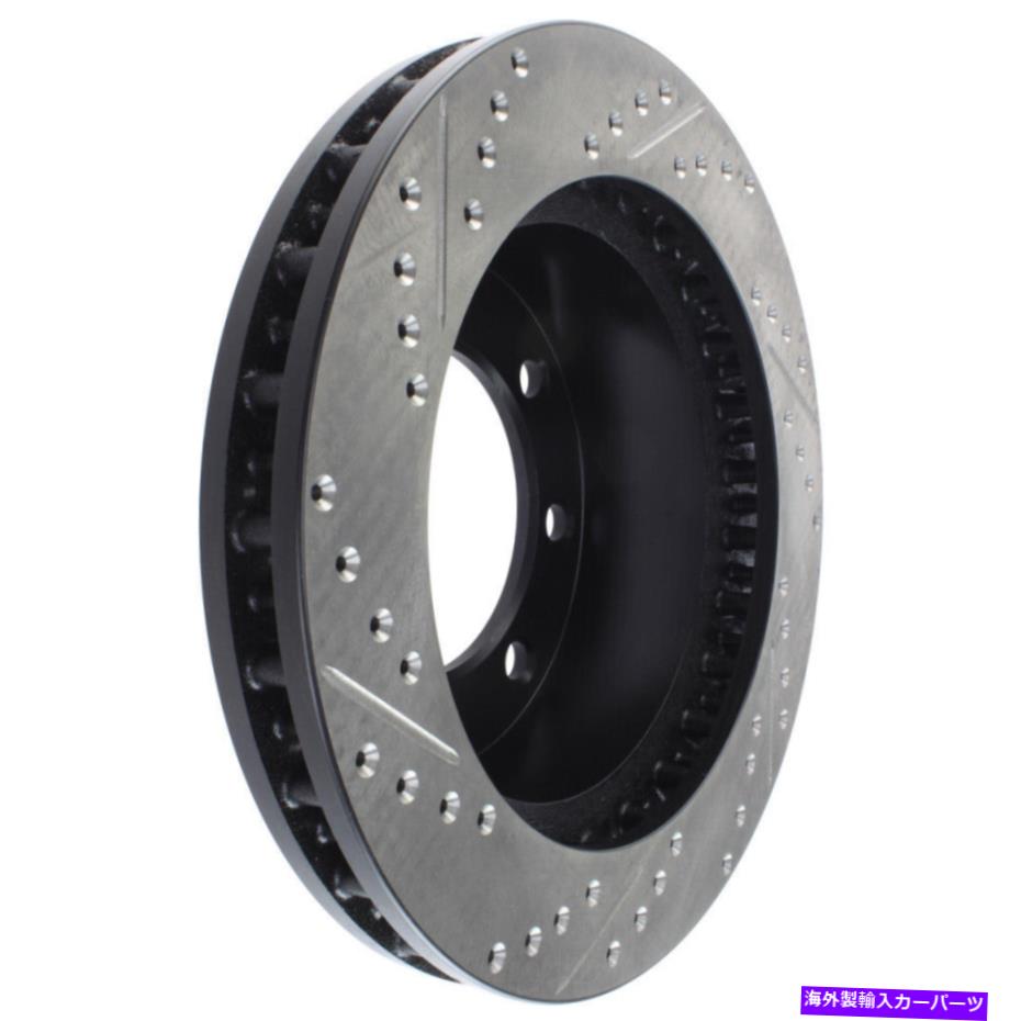 brake disc rotor ディスクブレーキロータースポーツクロスドリルとスロット付きフロント左stoptech 127.65086l Disc Brake Rotor-Sport Cross-Drilled and Slotted Front Left Stoptech 127.65086L【並行輸入品】