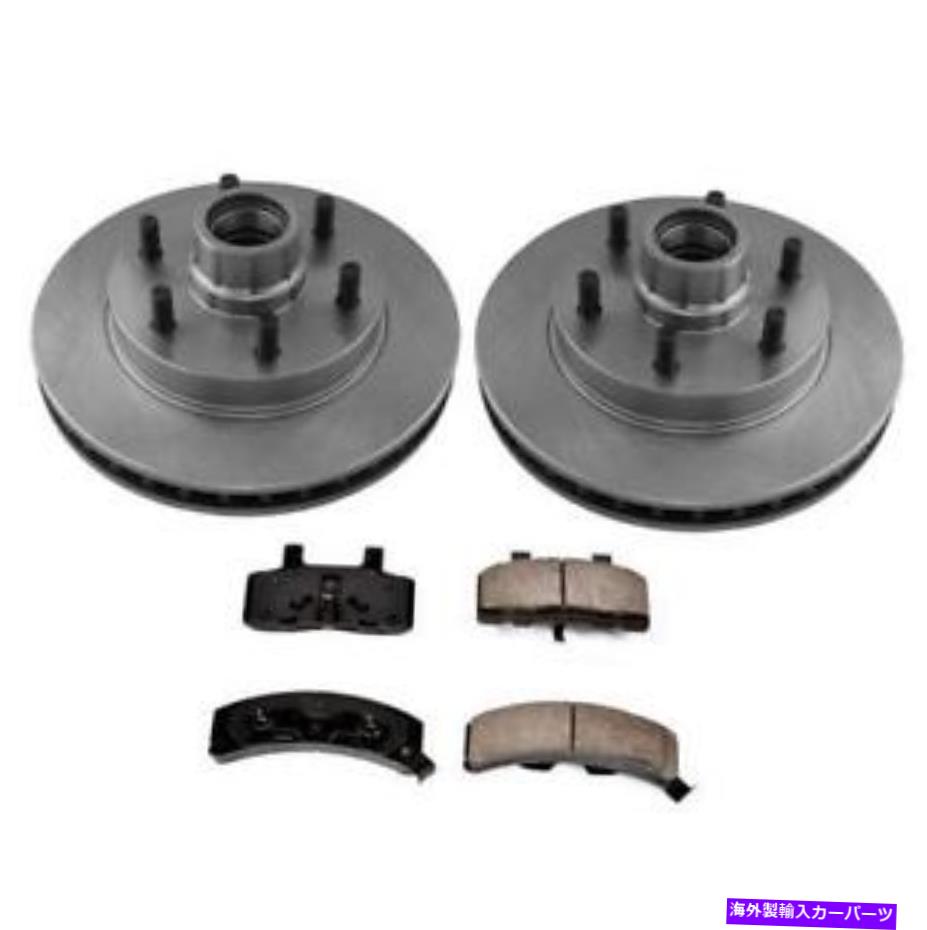 brake disc rotor 6種類のラグディスクブレーキローターとGMC用セラミックパッドSAVANNA G2500 96-02 6スタッドのみ 6 Lug Disc Brake Rotors & Ceramic Pads for GMC Savanna G2500 96-02 6 Stud Only【並行輸入品】