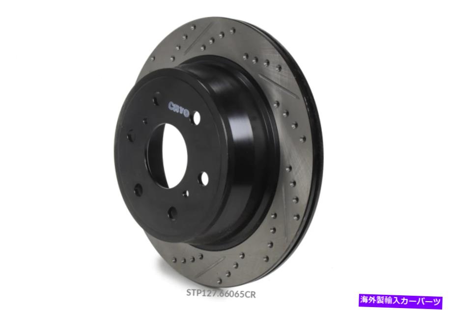 brake disc rotor STOPTECH SPORT CRYO DRILLILD/SLOTTEDブレーキローターリア StopTech Sport Cryo Drilled/Slott ed Brake Rotor Rear【並行輸入品】